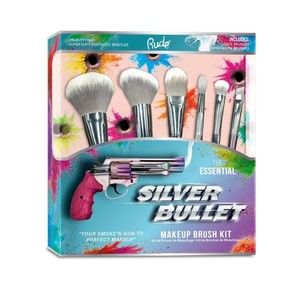 RUDE BRAND - THE ESSENTIAL "SILVER BULLET" MAKEUP BRUSH KIT